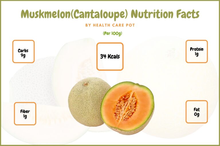 Muskmelon(Cantaloupe) Nutrition facts 100g